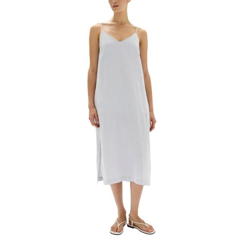 Assembly Label Vallory Linen Slip Dress Blue Haze